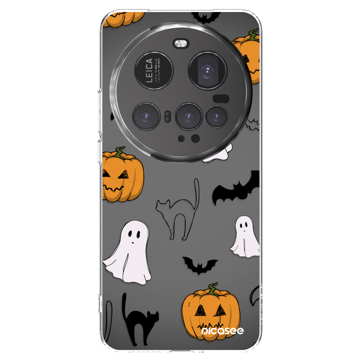 Picasee silikónový prehľadný obal pre Xiaomi 15 Ultra - Spooky crew