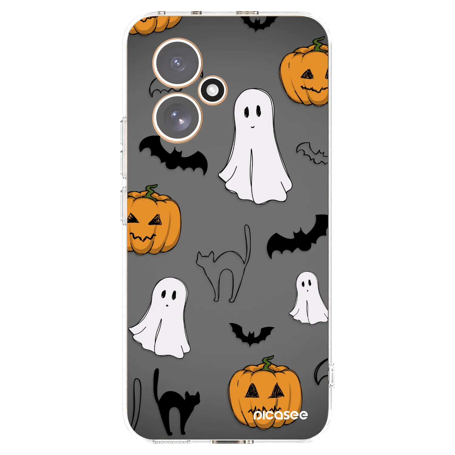 Picasee silikónový prehľadný obal pre Honor 400 5G - Spooky crew