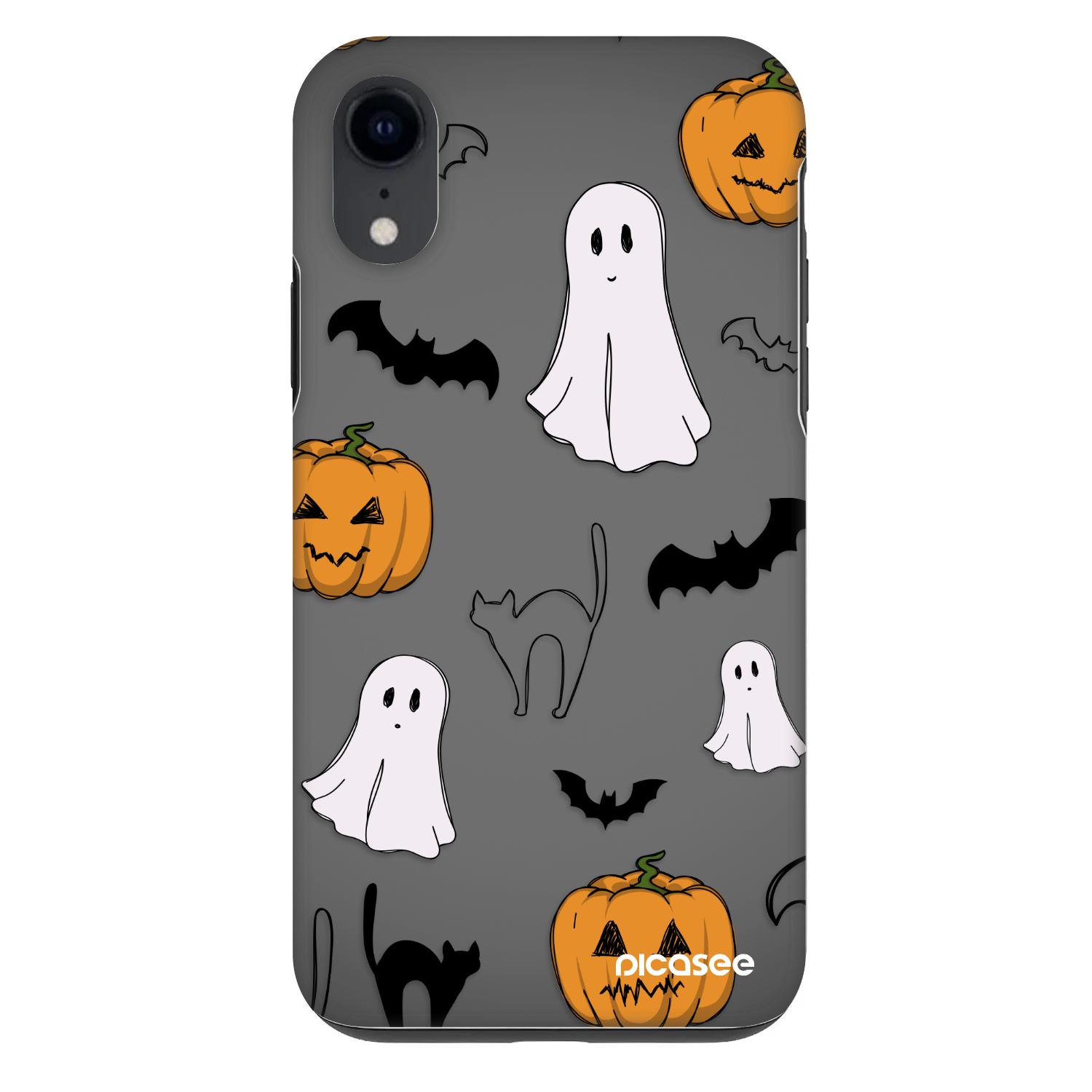 Picasee Fashion Case pre Apple iPhone XR - Spooky crew