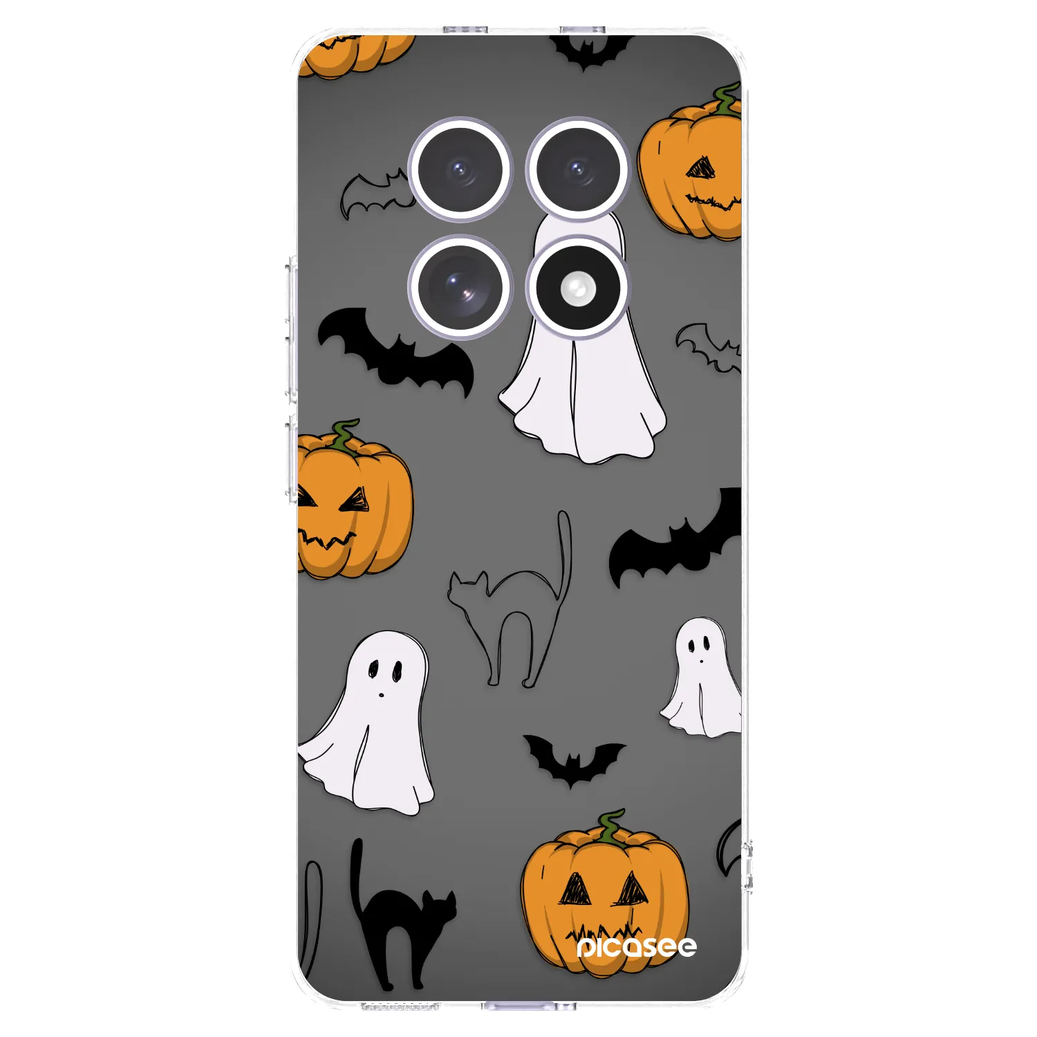 Picasee silikónový prehľadný obal pre Xiaomi Redmi Note 15 4G - Spooky crew