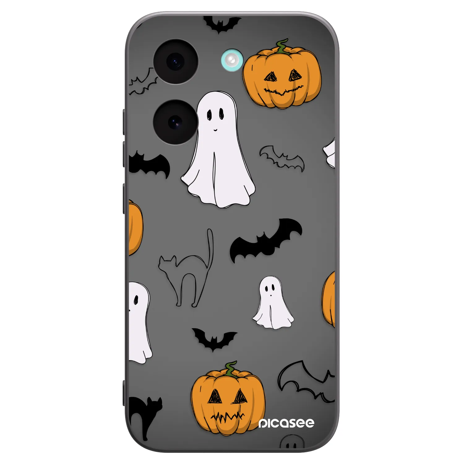 Picasee silikónový čierny obal pre Xiaomi Poco X8 Pro - Spooky crew