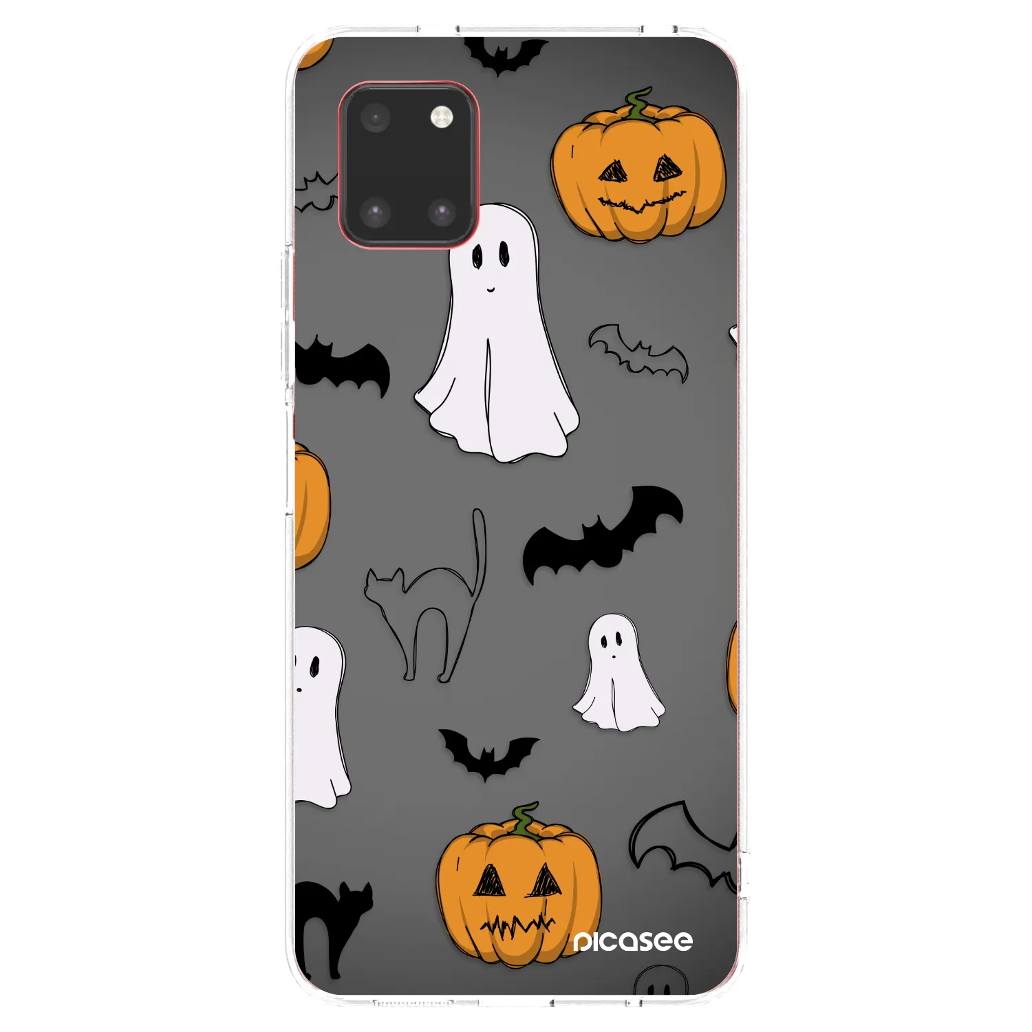 Picasee silikónový prehľadný obal pre Samsung Galaxy Note 10 Lite N770F - Spooky crew