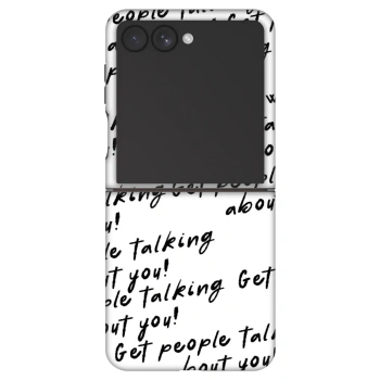 Obal pre Samsung Galaxy Z Flip7 5G - GET PEOPLE TALK ABOUT YOU