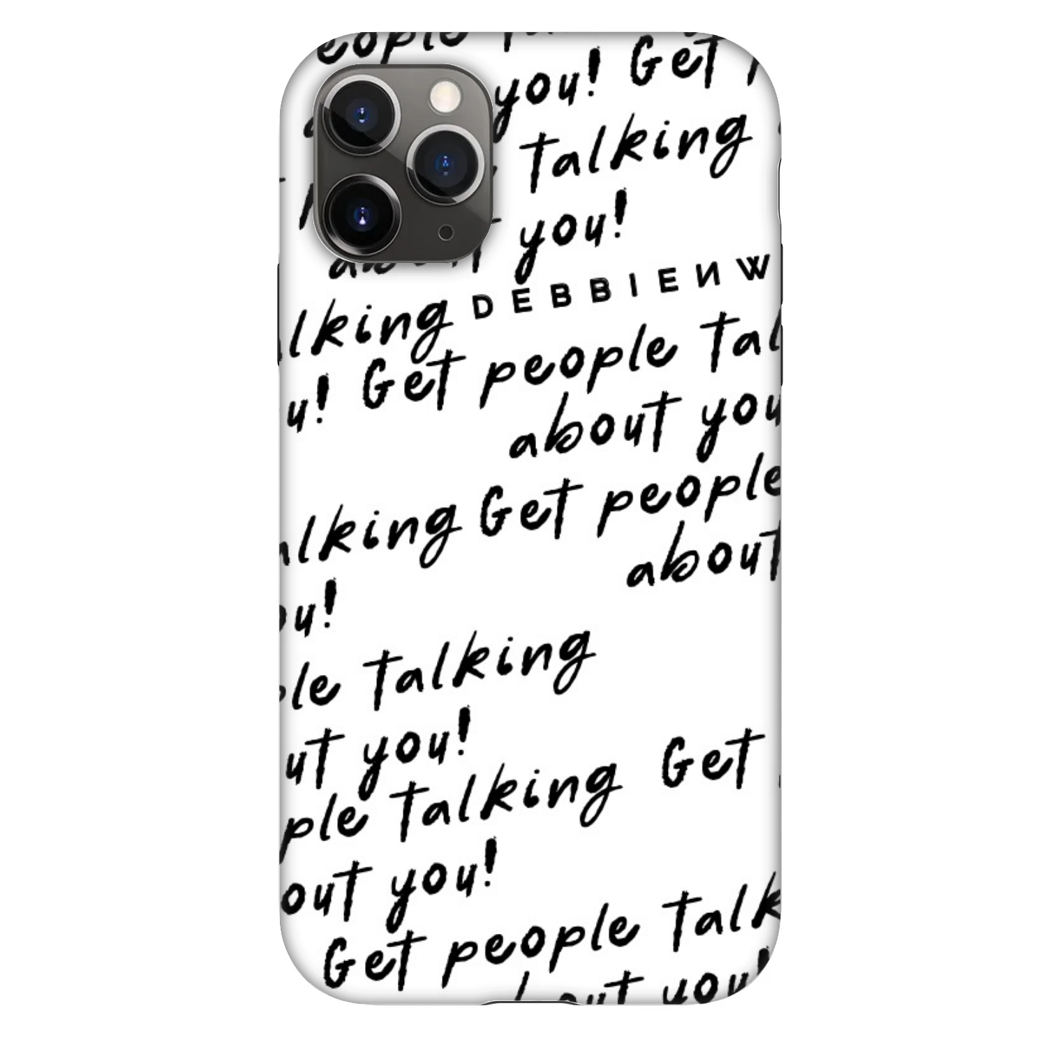Picasee Fashion Case pre Apple iPhone 11 Pro - GET PEOPLE TALK ABOUT YOU