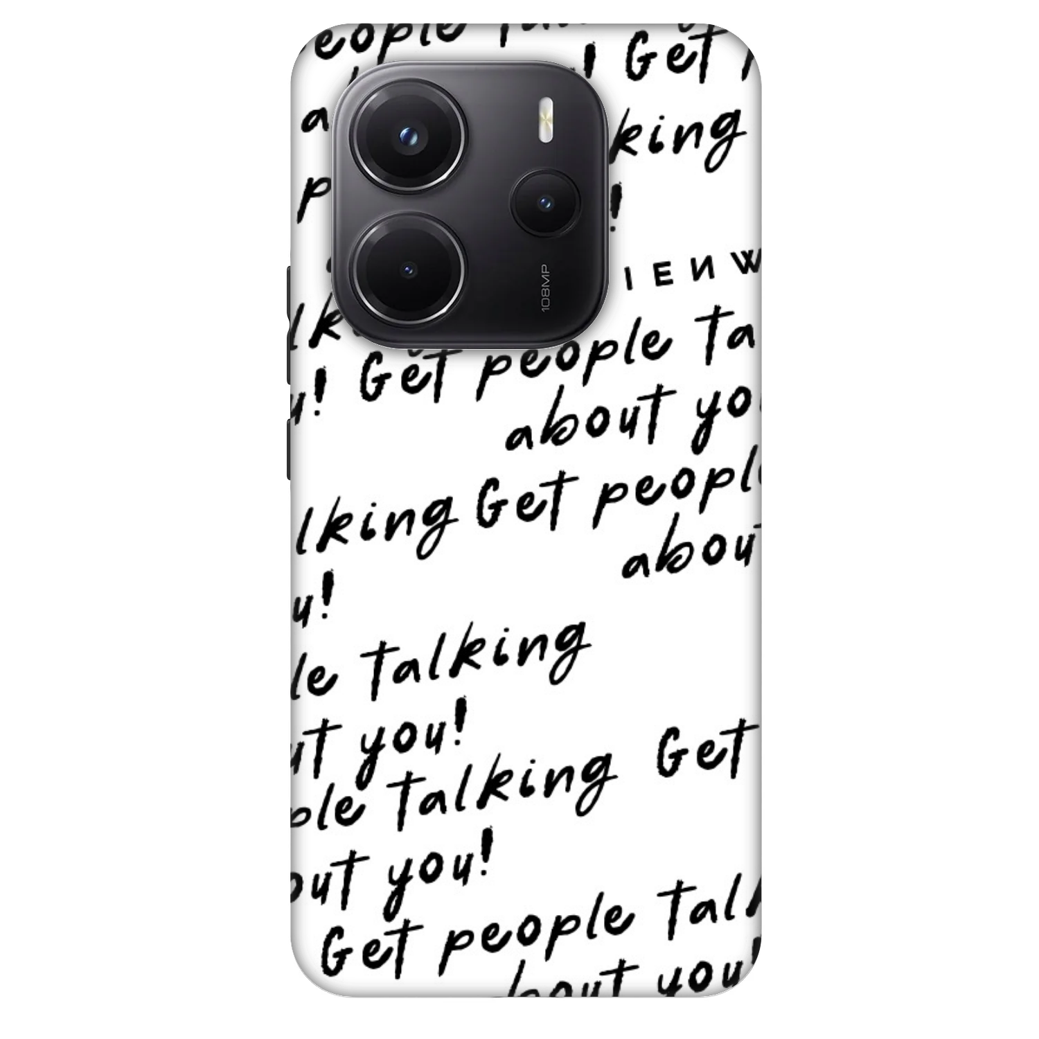 Fashion Case pre Xiaomi Redmi Note 14 5G - GET PEOPLE TALK ABOUT YOU