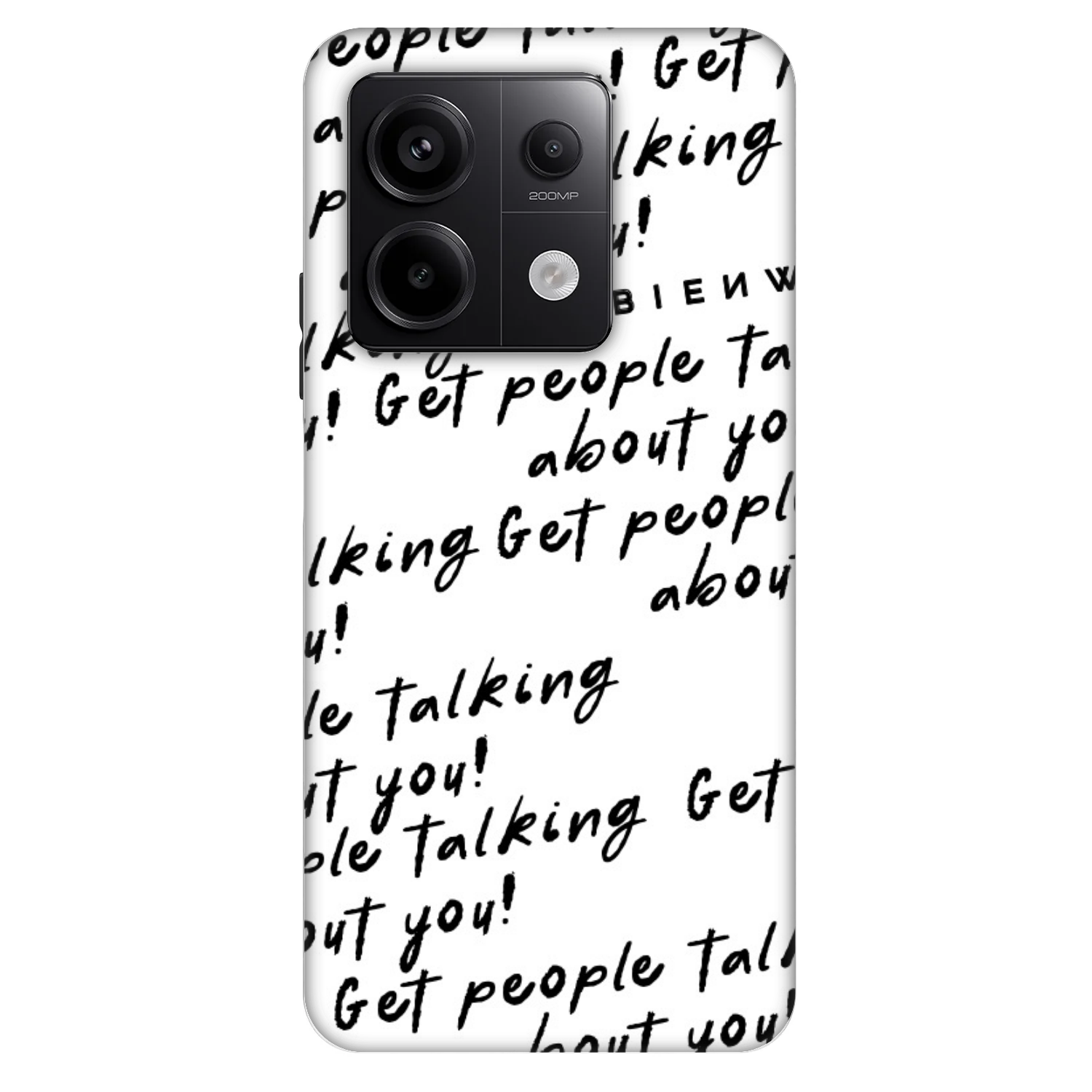 Picasee Fashion Case pre Xiaomi Redmi Note 13 Pro 5G - GET PEOPLE TALK ABOUT YOU