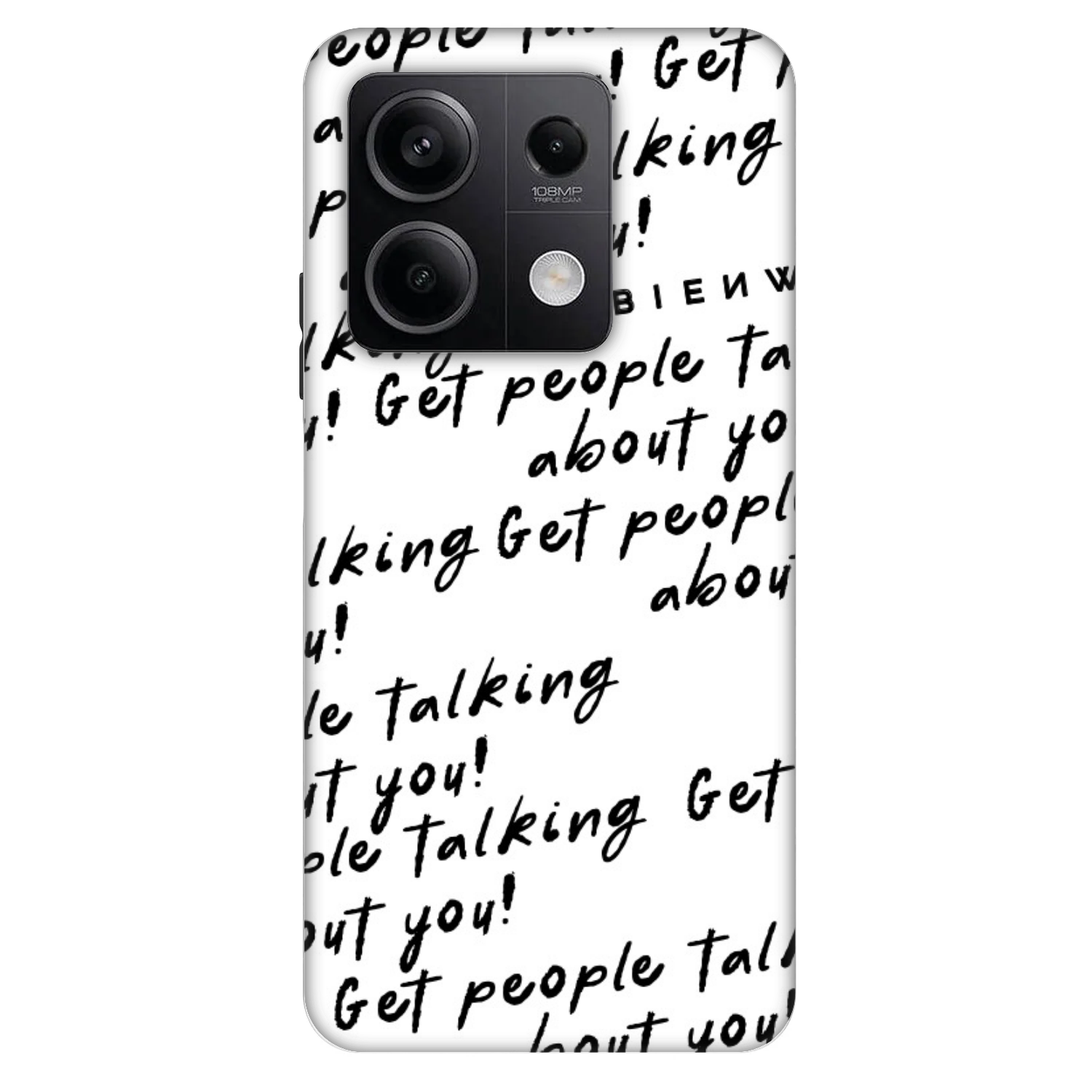 Picasee Fashion Case pre Xiaomi Redmi Note 13 5G - GET PEOPLE TALK ABOUT YOU