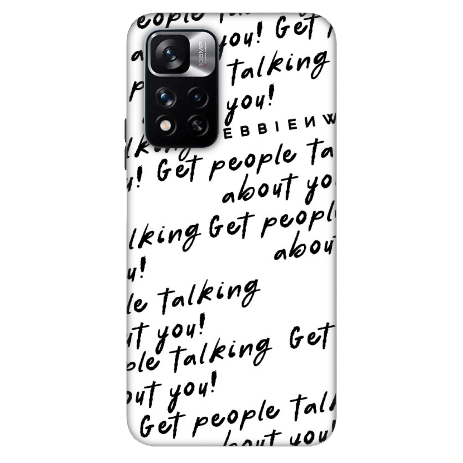Picasee Fashion Case pre Xiaomi Redmi Note 11 Pro 5G - GET PEOPLE TALK ABOUT YOU