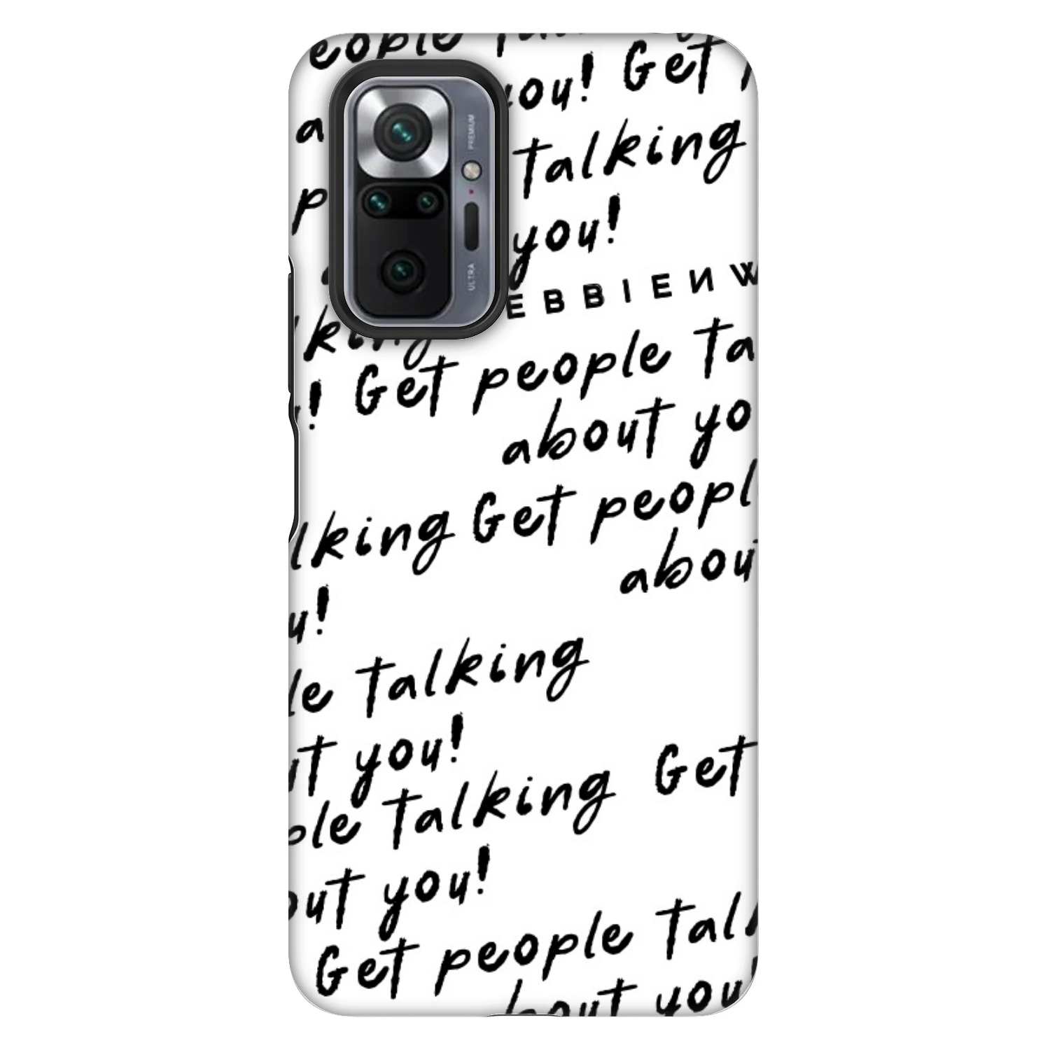 Picasee Fashion Case pre Xiaomi Redmi Note 10 Pro - GET PEOPLE TALK ABOUT YOU