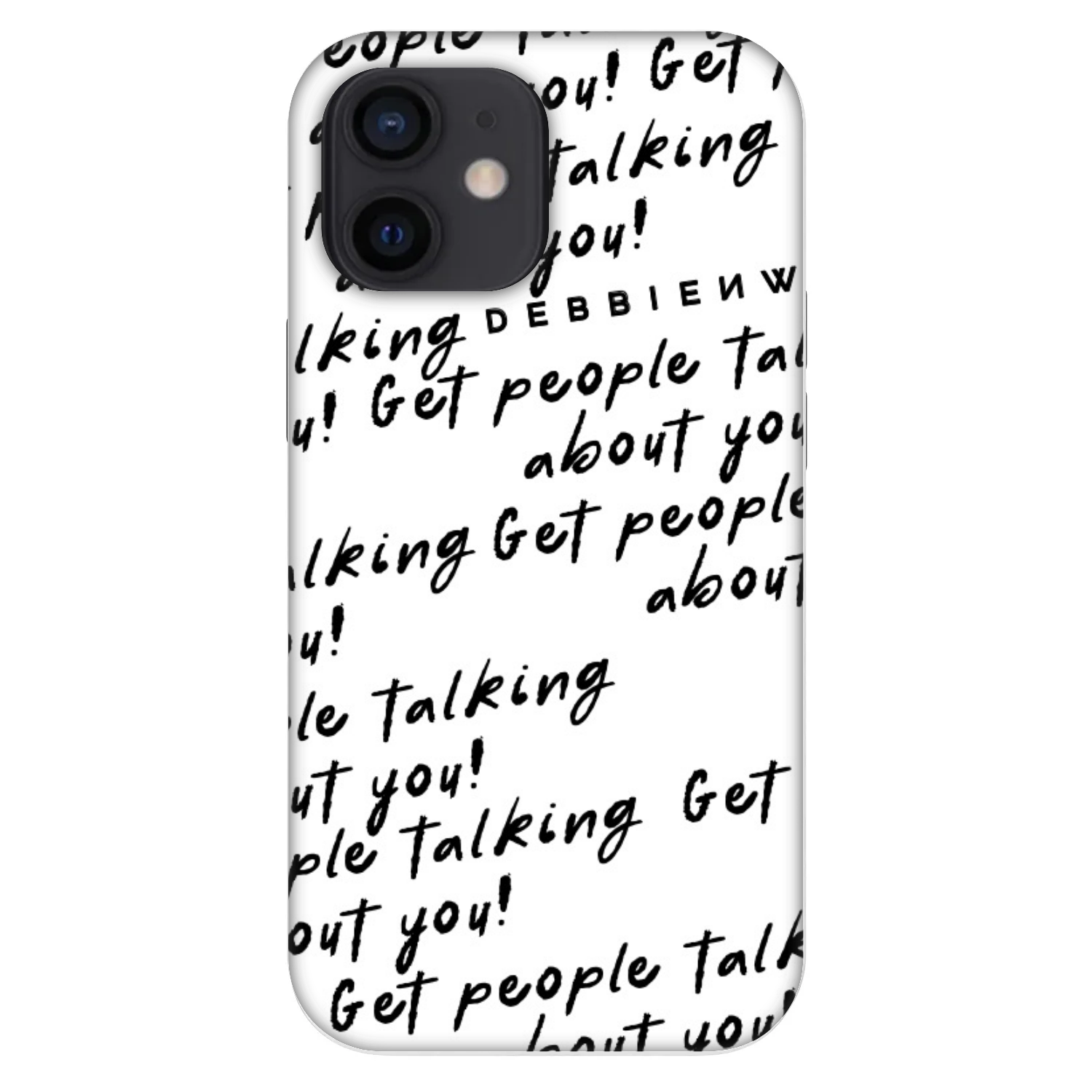 Picasee Fashion Case pre Apple iPhone 12 mini - GET PEOPLE TALK ABOUT YOU