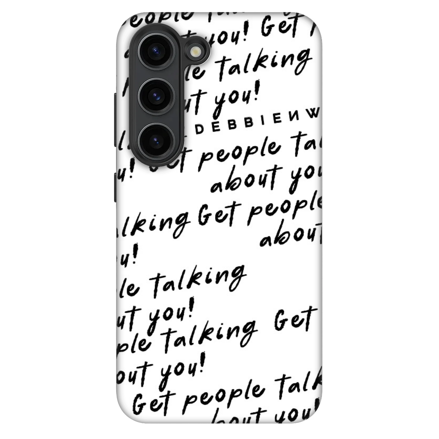 Picasee Fashion Case pre Samsung Galaxy S23+ 5G - GET PEOPLE TALK ABOUT YOU