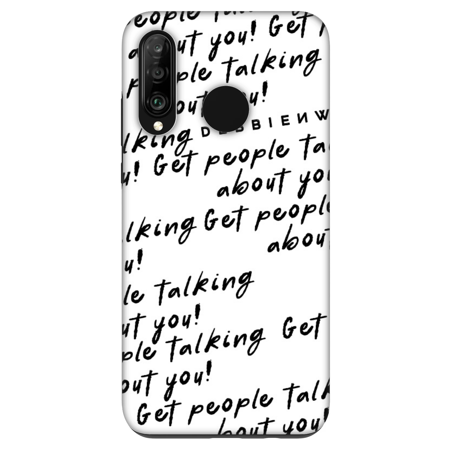 Picasee Fashion Case pre Huawei P30 Lite - GET PEOPLE TALK ABOUT YOU
