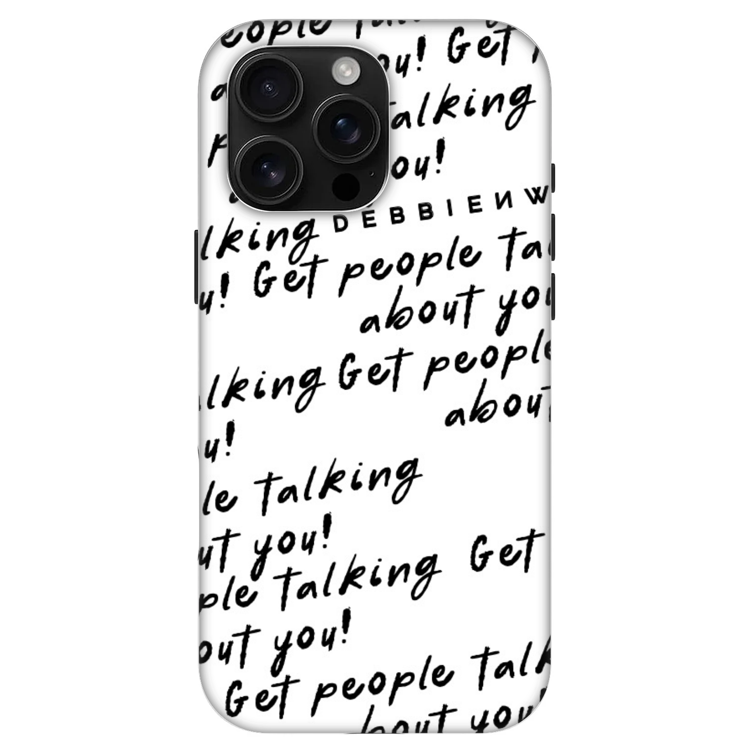Fashion Case MagSafe pre Apple iPhone 16 Pro Max - GET PEOPLE TALK ABOUT YOU