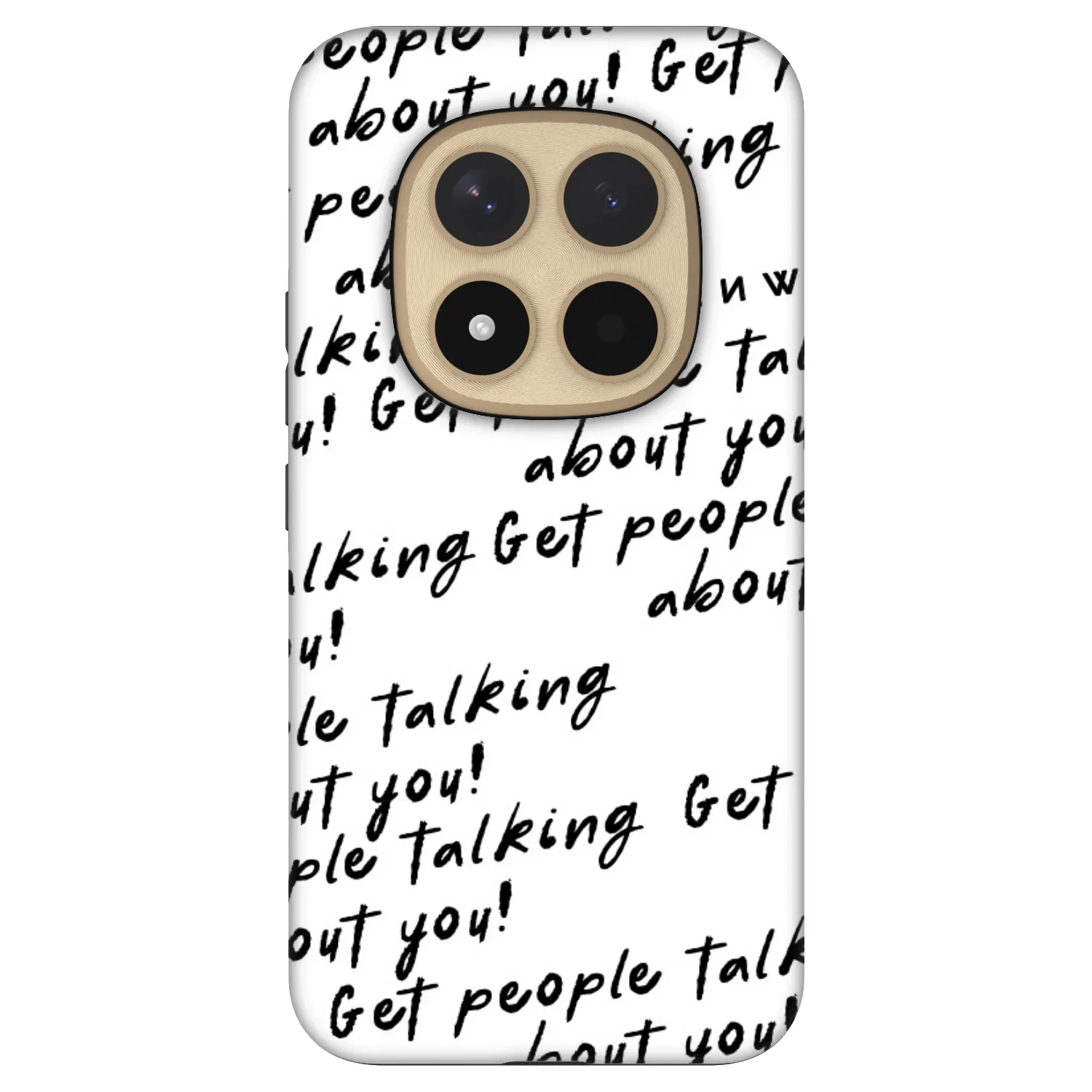 Picasee Fashion Case pre Xiaomi Redmi Note 15 Pro+ - GET PEOPLE TALK ABOUT YOU