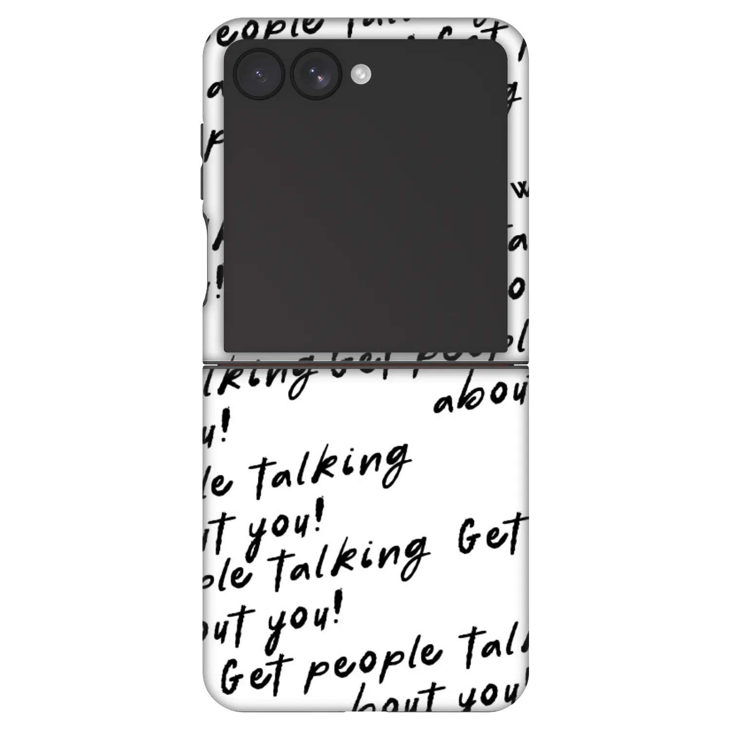 Picasee Fashion Case pre Samsung Galaxy Z Flip7 5G - GET PEOPLE TALK ABOUT YOU