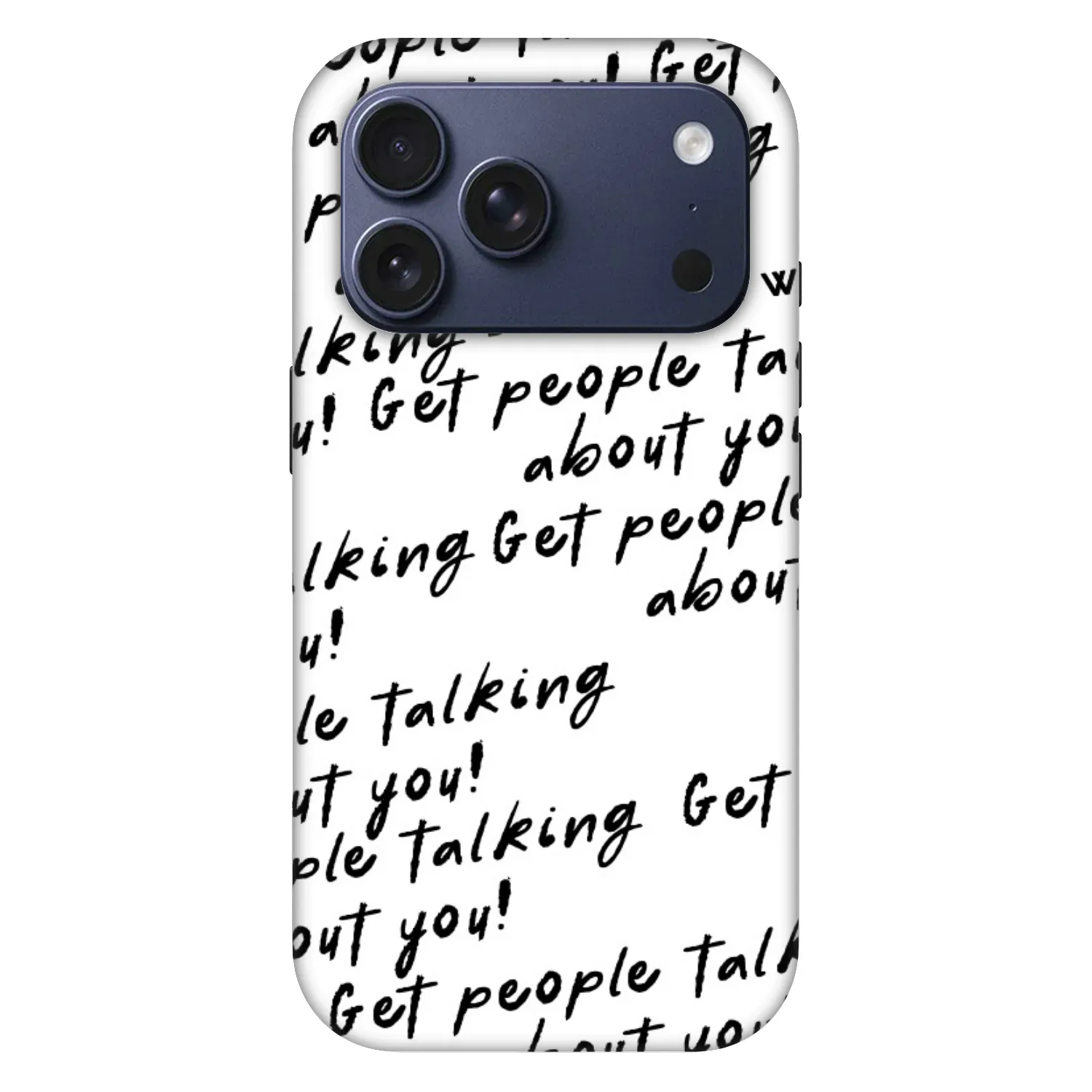 Picasee Fashion Case MagSafe pre Apple iPhone 18 Pro - GET PEOPLE TALK ABOUT YOU