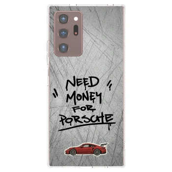 Picasee silikónový prehľadný obal pre Samsung Galaxy Note 20 Ultra - Grey Drift