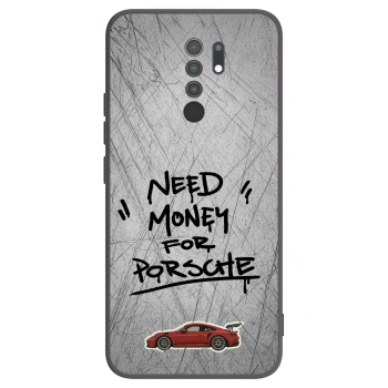 Picasee silikónový čierny obal pre Xiaomi Redmi 9 - Grey Drift
