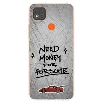 Picasee silikónový prehľadný obal pre Xiaomi Redmi 9C - Grey Drift