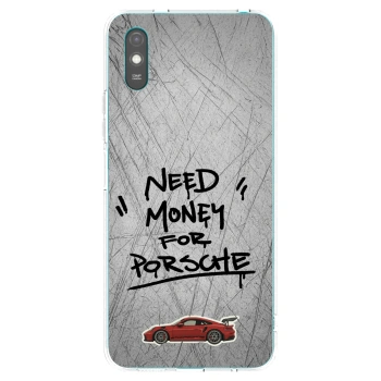 Picasee silikónový prehľadný obal pre Xiaomi Redmi 9A - Grey Drift