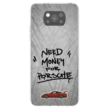 Picasee silikónový čierny obal pre Xiaomi Poco X3 - Grey Drift