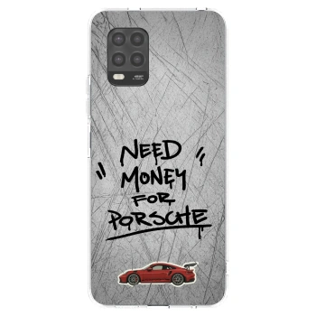 Picasee silikónový prehľadný obal pre Xiaomi Mi 10 Lite - Grey Drift