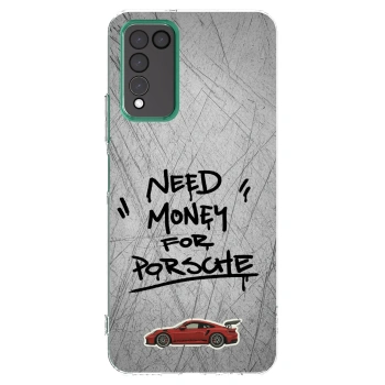 Picasee silikónový prehľadný obal pre Honor 10X Lite - Grey Drift