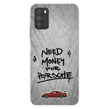 Picasee silikónový prehľadný obal pre Xiaomi Poco M3 - Grey Drift