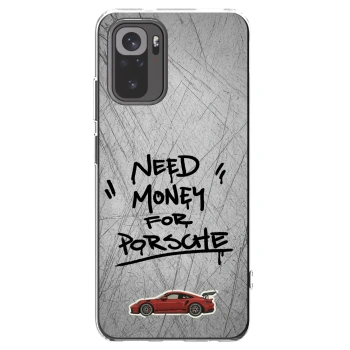 Picasee silikónový prehľadný obal pre Xiaomi Redmi Note 10 - Grey Drift