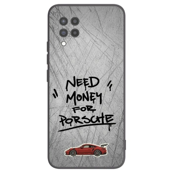 Picasee silikónový čierny obal pre Samsung Galaxy A42 A426B - Grey Drift