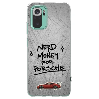 Picasee silikónový prehľadný obal pre Xiaomi Redmi Note 10 Pro - Grey Drift