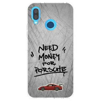 Picasee silikónový prehľadný obal pre Huawei P20 Lite - Grey Drift