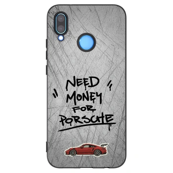 Picasee silikónový čierny obal pre Huawei P20 Lite - Grey Drift