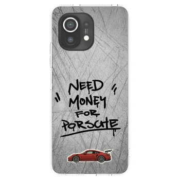 Picasee silikónový prehľadný obal pre Xiaomi Mi 11 - Grey Drift