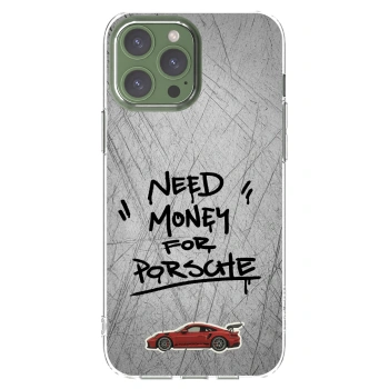 Picasee silikónový prehľadný obal pre Apple iPhone 13 Pro Max - Grey Drift