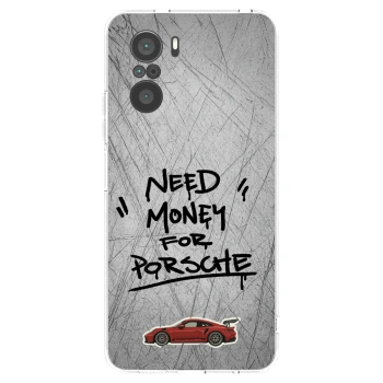 Picasee silikónový prehľadný obal pre Xiaomi Poco F3 - Grey Drift