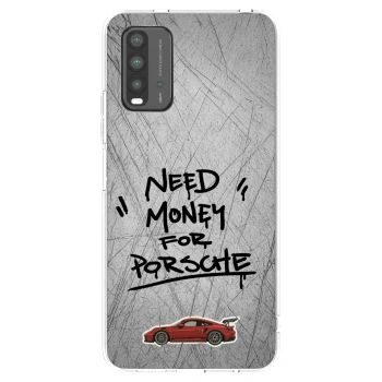 Picasee silikónový čierny obal pre Xiaomi Redmi 9T - Grey Drift