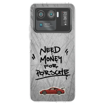 Picasee silikónový prehľadný obal pre Xiaomi Mi 11 Ultra - Grey Drift