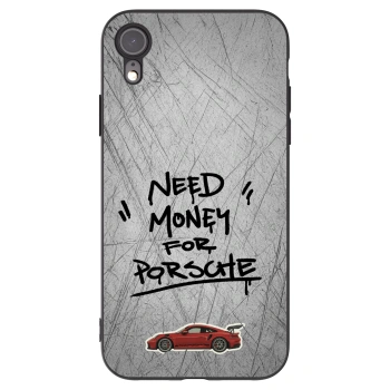 Picasee silikónový čierny obal pre Apple iPhone XR - Grey Drift