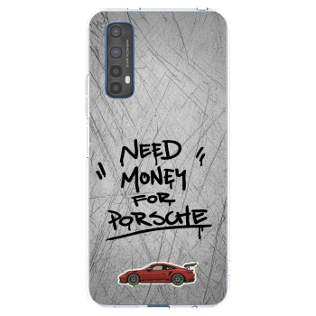 Picasee silikónový prehľadný obal pre Realme 7 - Grey Drift