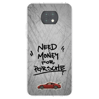 Picasee silikónový prehľadný obal pre Xiaomi Redmi Note 9T - Grey Drift
