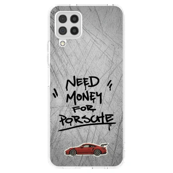 Picasee silikónový prehľadný obal pre Samsung Galaxy A22 A225F 4G - Grey Drift