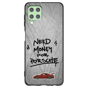 Picasee silikónový čierny obal pre Samsung Galaxy A22 A225F 4G - Grey Drift
