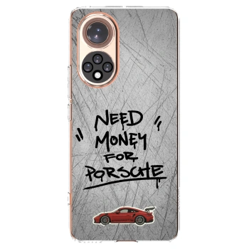 Picasee silikónový prehľadný obal pre Honor 50 5G - Grey Drift