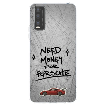 Picasee silikónový prehľadný obal pre Vivo Y20s - Grey Drift