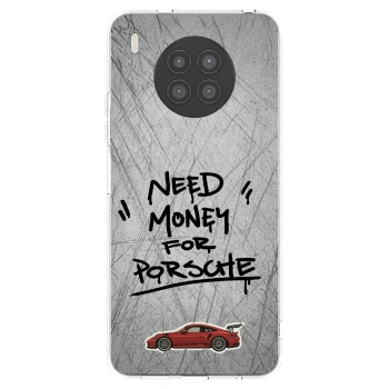 Picasee silikónový prehľadný obal pre Huawei Nova 8i - Grey Drift