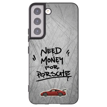 Picasee silikónový čierny obal pre Samsung Galaxy S22 5G - Grey Drift