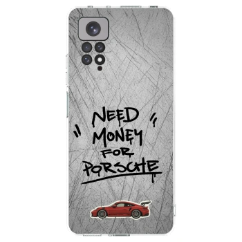 Picasee silikónový prehľadný obal pre Xiaomi Redmi Note 11S 4G - Grey Drift