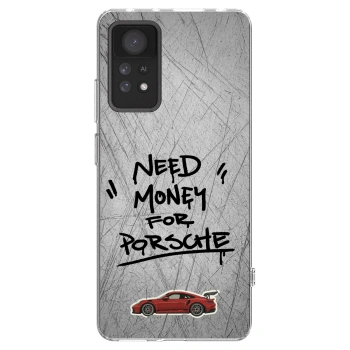 Picasee silikónový prehľadný obal pre Xiaomi Redmi Note 11 Pro 5G - Grey Drift