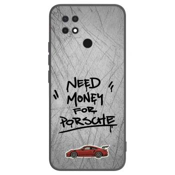 Picasee silikónový čierny obal pre Xiaomi Redmi 10C - Grey Drift